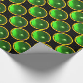 BRIGHT GREEN EMERALD GEM STONES CADEAUPAPIER (Hoek)