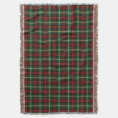 Bright Green en Red Clan Martin Scottish Pset Deken (Voorkant Verticaal)
