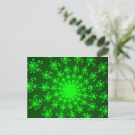 Bright Green Eye Briefkaart (Staand voorkant)