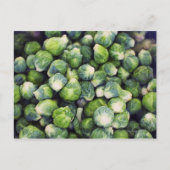 Bright Green Fresh Brussels Sprouts Briefkaart (Voorkant)