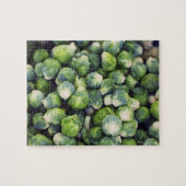 Bright Green Fresh Brussels Sprouts Legpuzzel (Horizontaal)