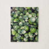 Bright Green Fresh Brussels Sprouts Legpuzzel (Verticaal)