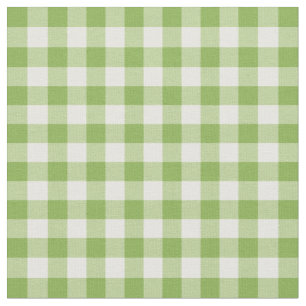 Bright Green Gingham Pset Stof