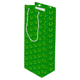 BRIGHT GREEN IRISH CELTIC HOEFIJZERS WIJN CADEAUTAS