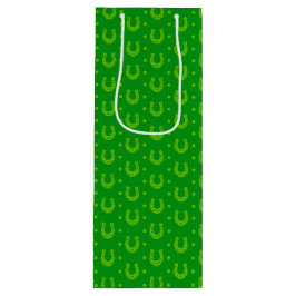 BRIGHT GREEN IRISH CELTIC HOEFIJZERS WIJN CADEAUTAS