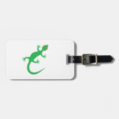 Bright Green Lizard Bagagelabel (Voorkant horizontaal)