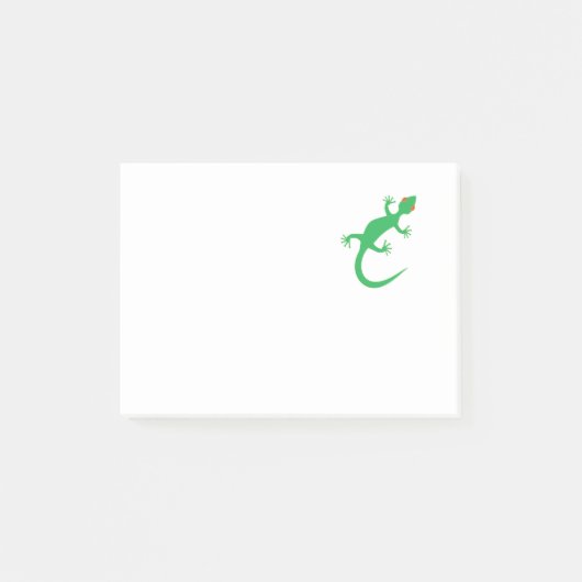 Bright Green Lizard Post-it® Notes (Voorkant)