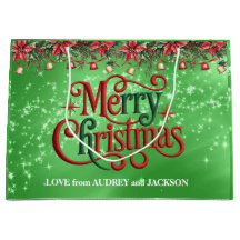 Bright Green Merry Christmas