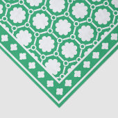 Bright Green Modern Bone Inlay Decoupage Paper Tissuepapier (Detail)