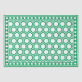 Bright Green Modern Bone Inlay Decoupage Paper Tissuepapier (Voorkant)