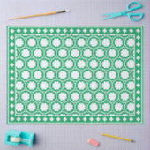 Bright Green Modern Bone Inlay Decoupage Paper Tissuepapier (Craft)