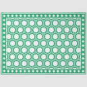 Bright Green Modern Bone Inlay Decoupage Paper Tissuepapier (Voorkant)