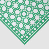 Bright Green Modern Bone Inlay Decoupage Paper Tissuepapier (Detail)