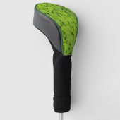Bright Green Shamrocks Floral Golfheadcover (Schuin)