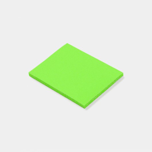 Bright Green Star Dust Post-it® Notes (Schuin)