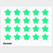 Bright Green Star Sticker (Vel)
