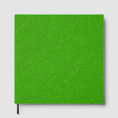 Bright green textured surface  swirling pattern gastenboek (Voorkant)