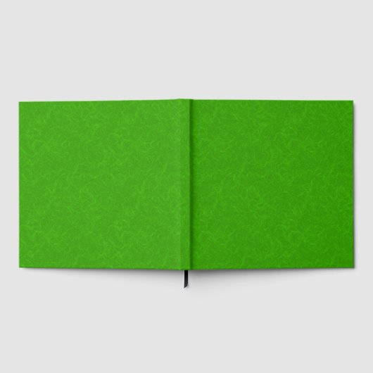 Bright green textured surface  swirling pattern gastenboek (Volledig)