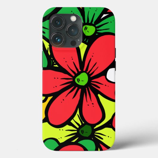 Bright Grouping van zomerbloemen Case-Mate iPhone Case (Achterkant)