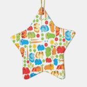 Bright Guinee varkensvlek Keramisch Ornament (Links)