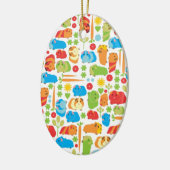 Bright Guinee varkensvlek Keramisch Ornament (Links)