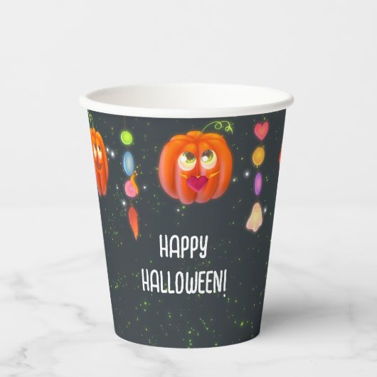 Bright Halloween Party Paper cup Papieren Bekers (Voorkant)