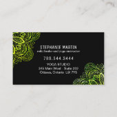 Bright Hamsa Reiki Visitekaartjes (Achterkant)