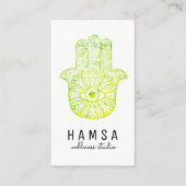 Bright Hamsa Reiki Visitekaartjes (Voorkant)