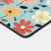 Bright Hand Drawn Wildflower Meadow Bureaumat (Hoek)