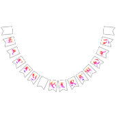 Bright Happy Birthday-kalligrafie Vlaggetjes (Alle)