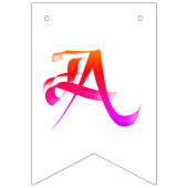 Bright Happy Birthday-kalligrafie Vlaggetjes (Derde vlag)