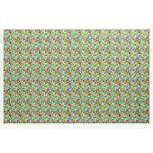 Bright Happy Flowers Fabric Stof (Yard (91,4 cm))
