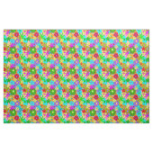 Bright Happy Flowers Fabric Stof (Fat Quarter)