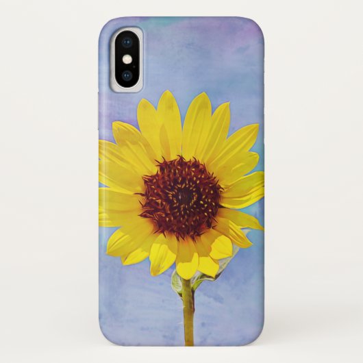 Bright Happy Sunflower Telefoonhoesje Case-Mate iPhone Case (Achterkant)