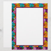 Bright Hibiscus Border Station (Voorkant / Achterkant)