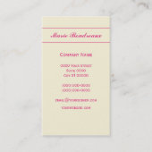 Bright Hibiscus Flower Visitekaartje (Voorkant)