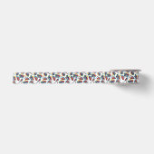 Bright Hibiscus Pattern Satijnen Lint (Voorkant)