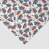 Bright Hibiscus Pattern Tissuepapier (Detail)