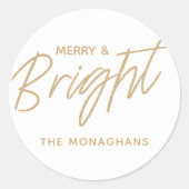 Bright Holiday gepersonaliseerde Stickers (Voorkant)