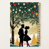 "Bright Holiday Nights" Kerstjournaal Notitieboek (Achterkant)