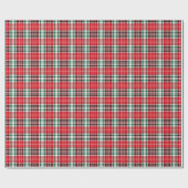Bright Holiday Plaid Cadeaupapier (Vlak)