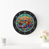 Bright Holiday Truck Wall Clock Grote Klok (Huis)