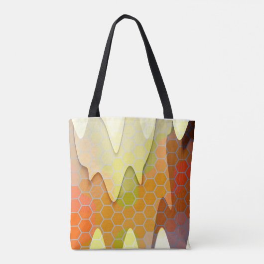 Bright Honeycomb Tote Bag (Achterkant)