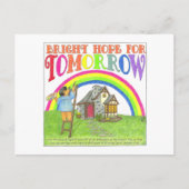 Bright Hope for Tomorrow Inspirational Postcard Briefkaart (Voorkant)