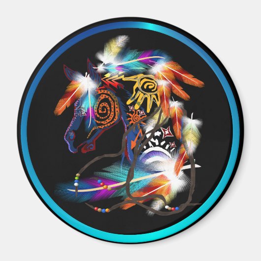Bright Horse Magnet (Voorkant)