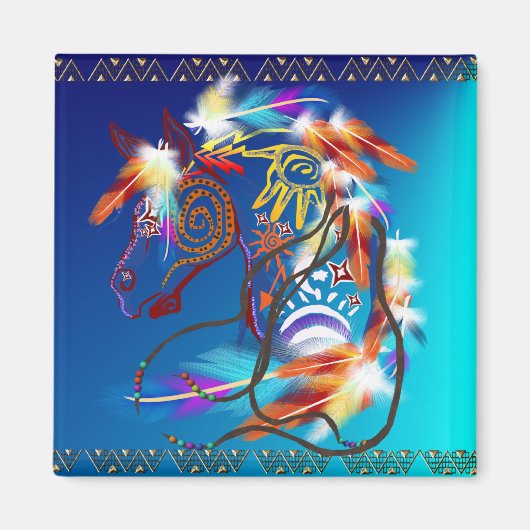 Bright Horse Magnet (Voorkant)