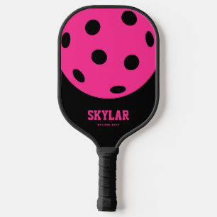 Bright Hot-roze zakformaat, aangepast Pickleball Paddle