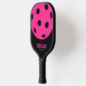 Bright Hot-roze zakformaat, aangepast Pickleball Paddle (Links)