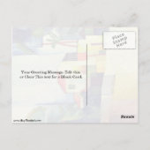 Bright House tegen August Macke Briefkaart (Achterkant)