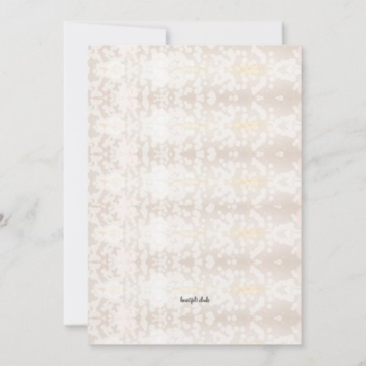 Bright Hung Lights Prom Kaart (Achterkant)